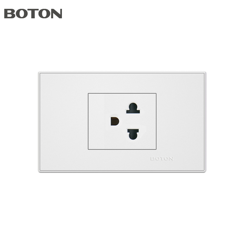 ที่อยู่อาศัย 3 Pin American Multi Functional Decor Wall Switch Socket